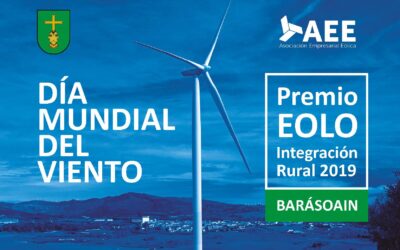 LA ASOCIACIÓN EMPRESARIAL EÓLICA (AEE) CONCEDE EL PREMIO A LA INTEGRACIÓN RURAL DE LA EÓLICA  A BARASOAIN CON VARIAS INSTALACIONES DE ACCIONA
